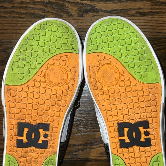 DC Ken Block Pure 43 Size 10 Skate Shoes Black Lime Citrus RARE main image 15